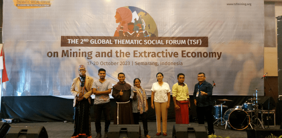 JPIC OFM participó en el Foro Social Temático Internacional (FST) sobre Minería y Economía Extractiva